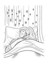 coloriage ron w easley fait la grasse matinee